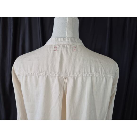 Xirena Womens *In CREAM* Graycen Cotton Button Down Blouse Top XS - Picture 8 of 9